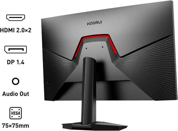 KOORUI G2721P | 27-inch gaming monitor | QHD 200Hz IPS | Black