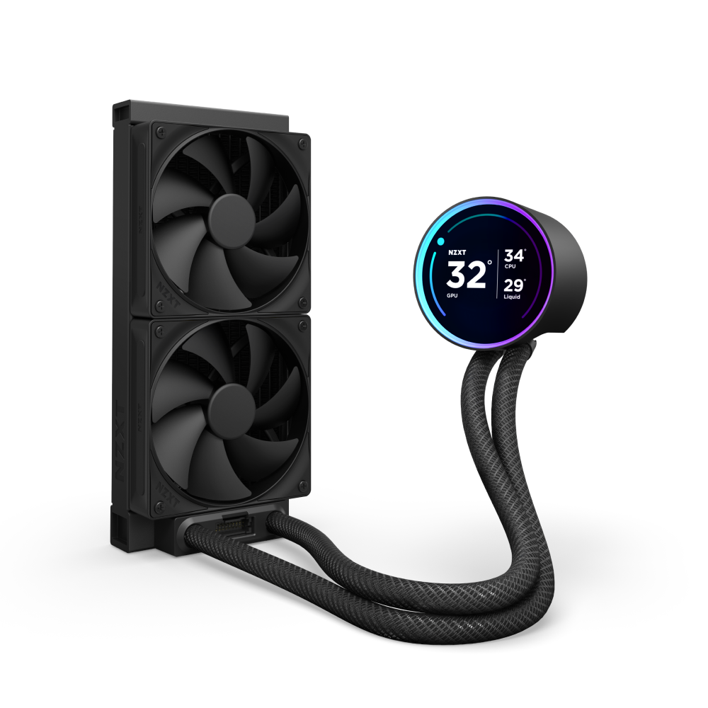 NZXT Kraken Elite 240 | 240mm liquid CPU cooler | 2.72-inch IPS LCD | Black