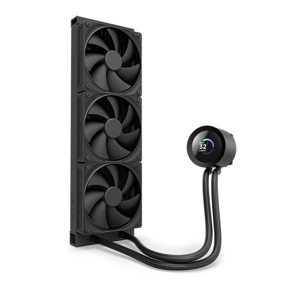 NZXT Kraken Plus 360 | Liquid CPU cooler | 360 mm AIO with 1.54-inch LCD | Black