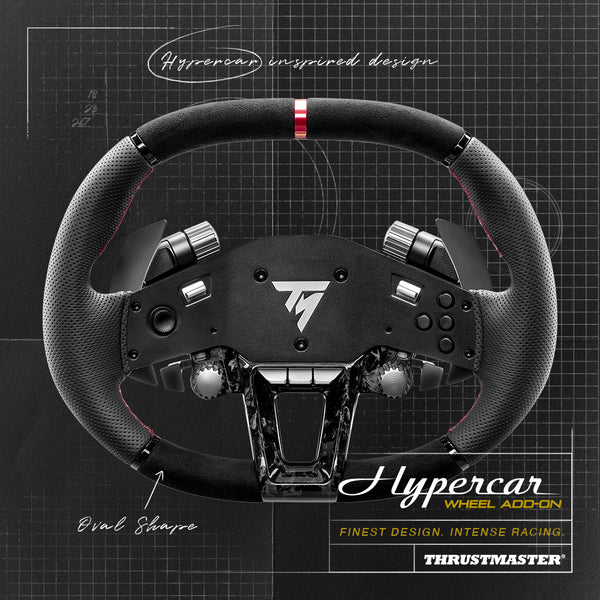 Thrustmaster HYPERCAR Wheel Add-On | 25 buttons | Leather and Alcantara