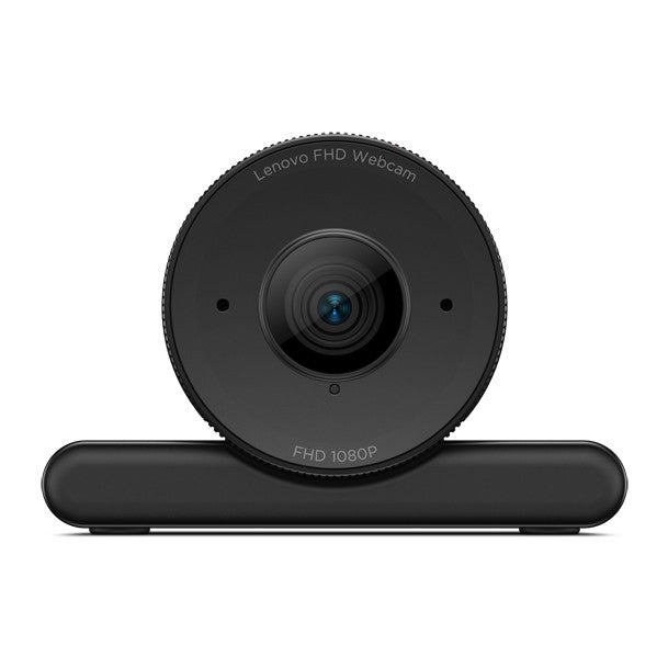 Lenovo FHD Webcam | 1080p USB webcam | Dual mics, privacy shutter | Black