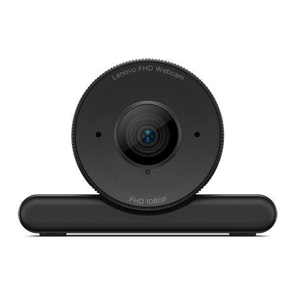 Lenovo FHD Webcam | 1080p USB webcam | Dual mics, privacy shutter | Black