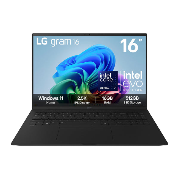 LG gram 16Z90TL | 16" WQXGA Laptop | Core Ultra 7 256V | 16GB RAM 512GB SSD