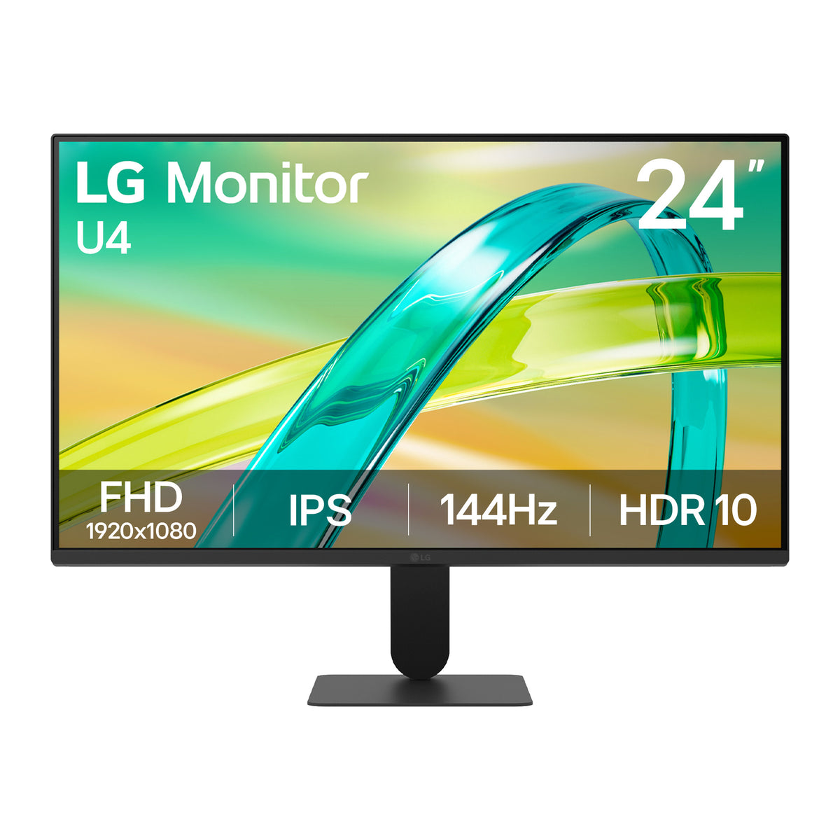 LG U4 24U411B-B | 23.8-inch Full HD IPS monitor | 144Hz HDR10 | Black