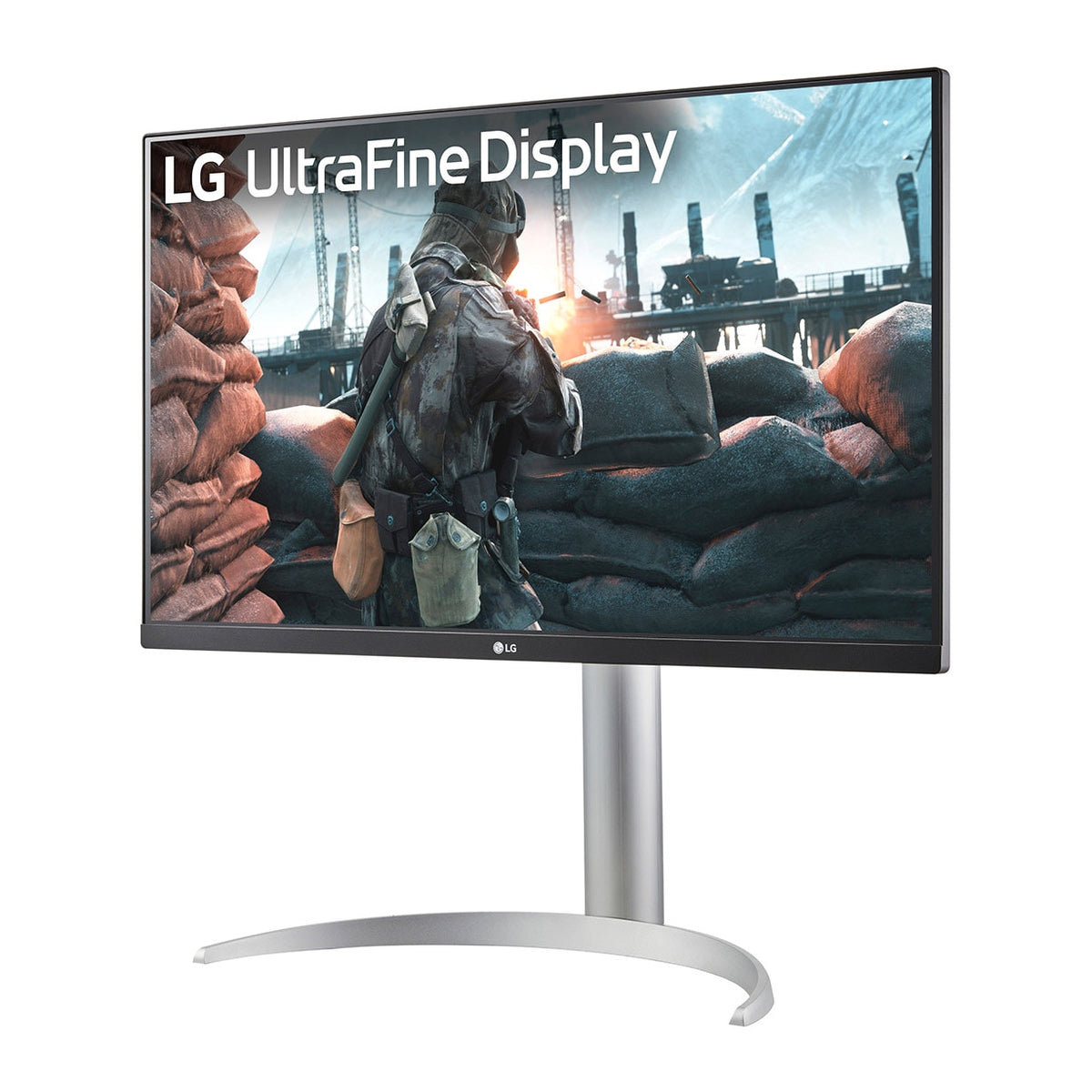 LG 27UP650K-W | 4K UHD IPS monitor | DisplayHDR 400, 95% DCI-P3 | 27-inch, White