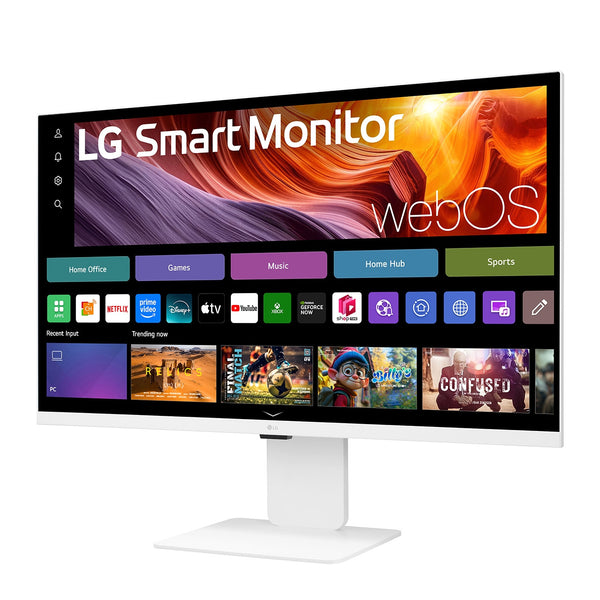 LG 32U850SA-W | 32" 4K UHD webOS Smart Monitor | IPS with USB-C | White