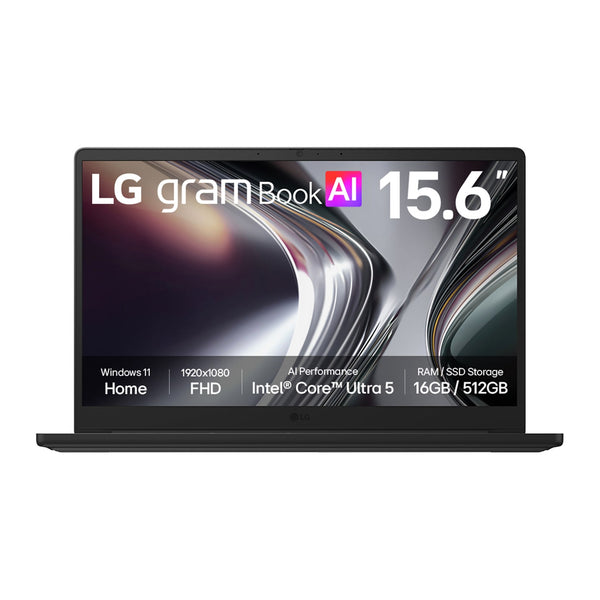 LG gram Book 15U50U | 15.6" Full HD Laptop | Intel Core Ultra | 16GB 512GB SSD