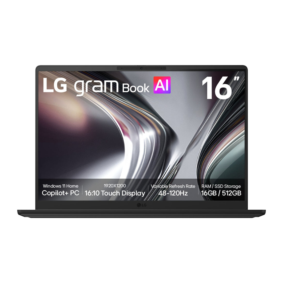 LG gram Book 16U55U | 16" Touch Laptop | Ryzen AI 7 445 | 16GB RAM 512GB SSD