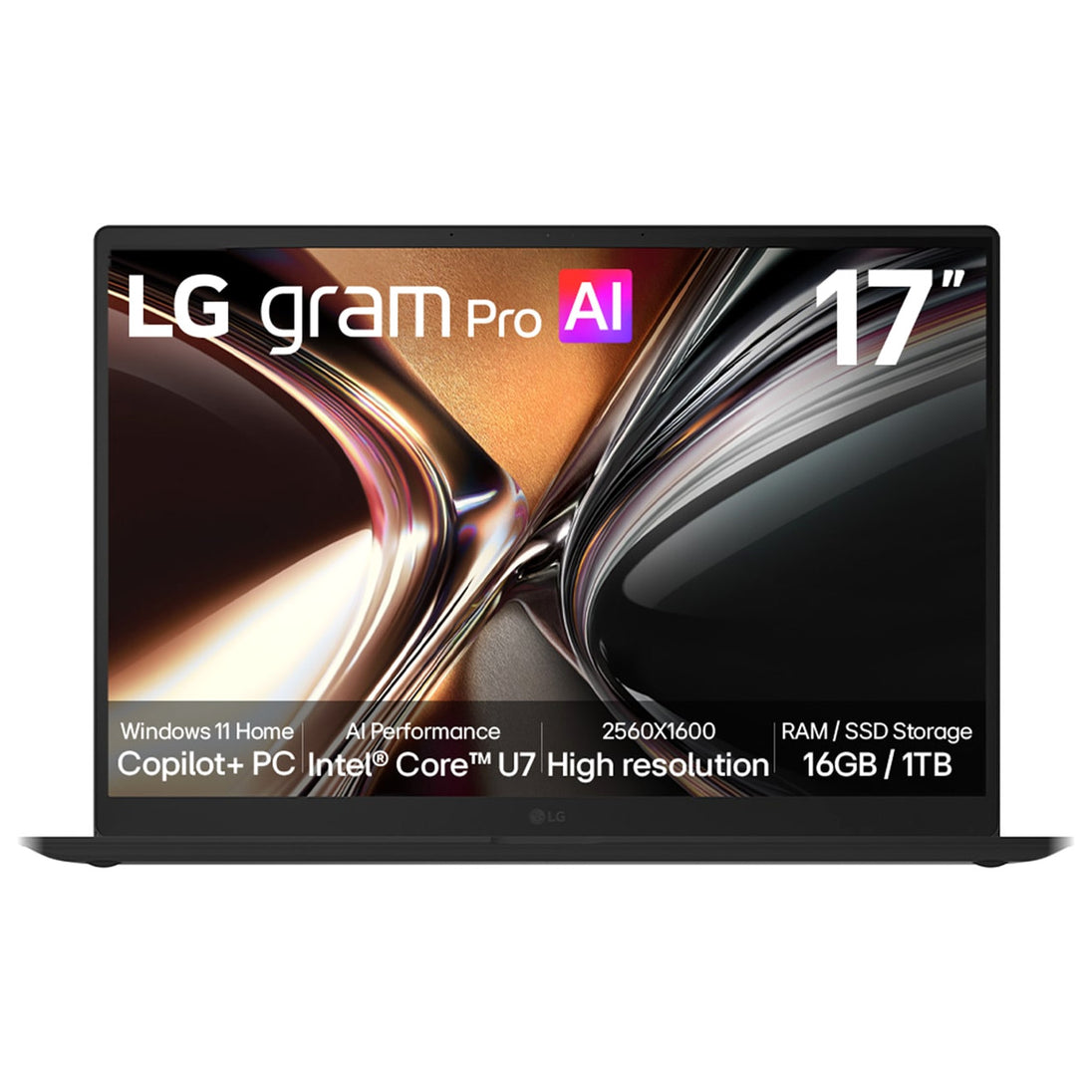 LG gram Pro 17Z90U | 17" WQXGA Laptop | Core Ultra 7 355 | 16GB RAM 1TB SSD