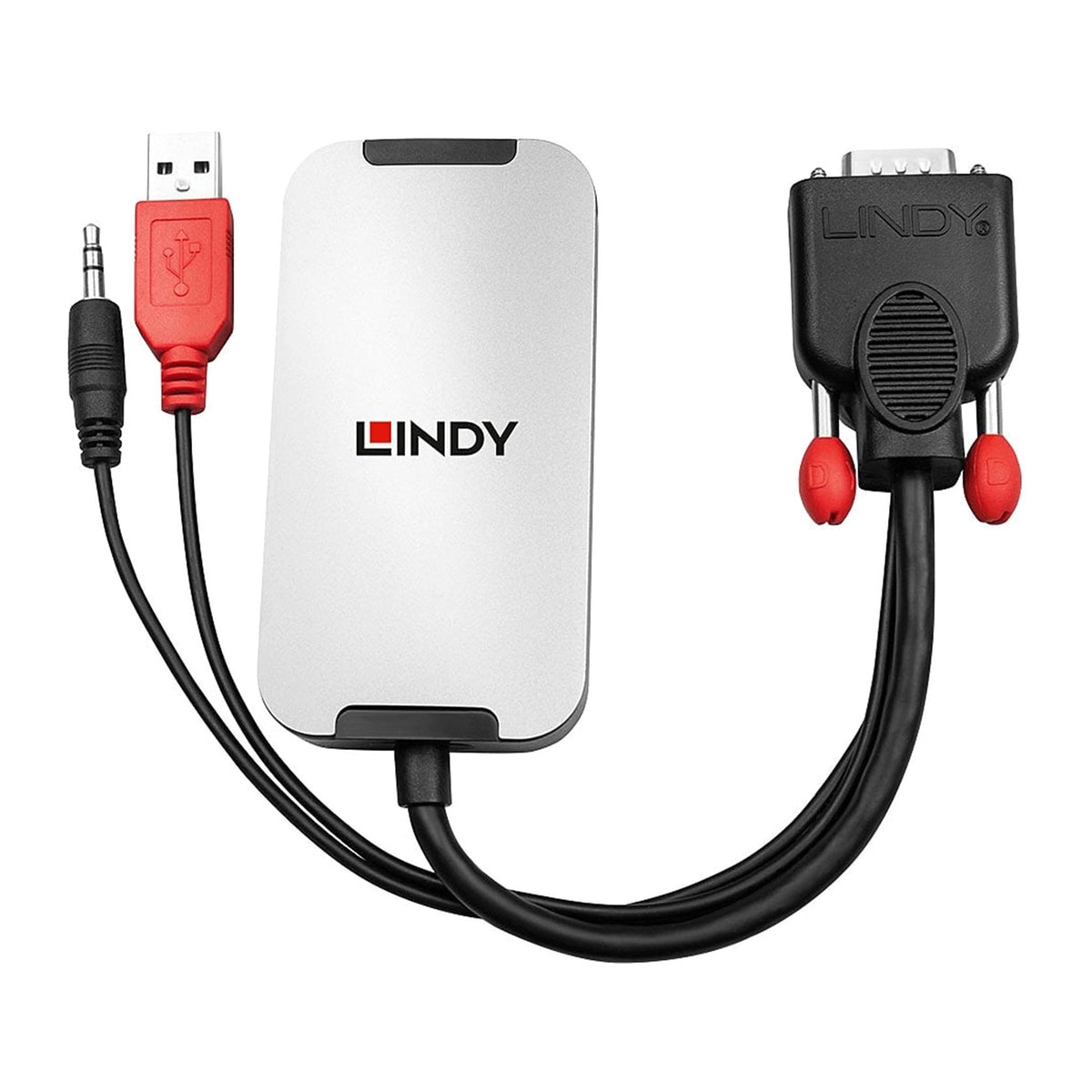 LINDY 38296 | VGA to DisplayPort converter | 1080p at 60Hz | 180mm