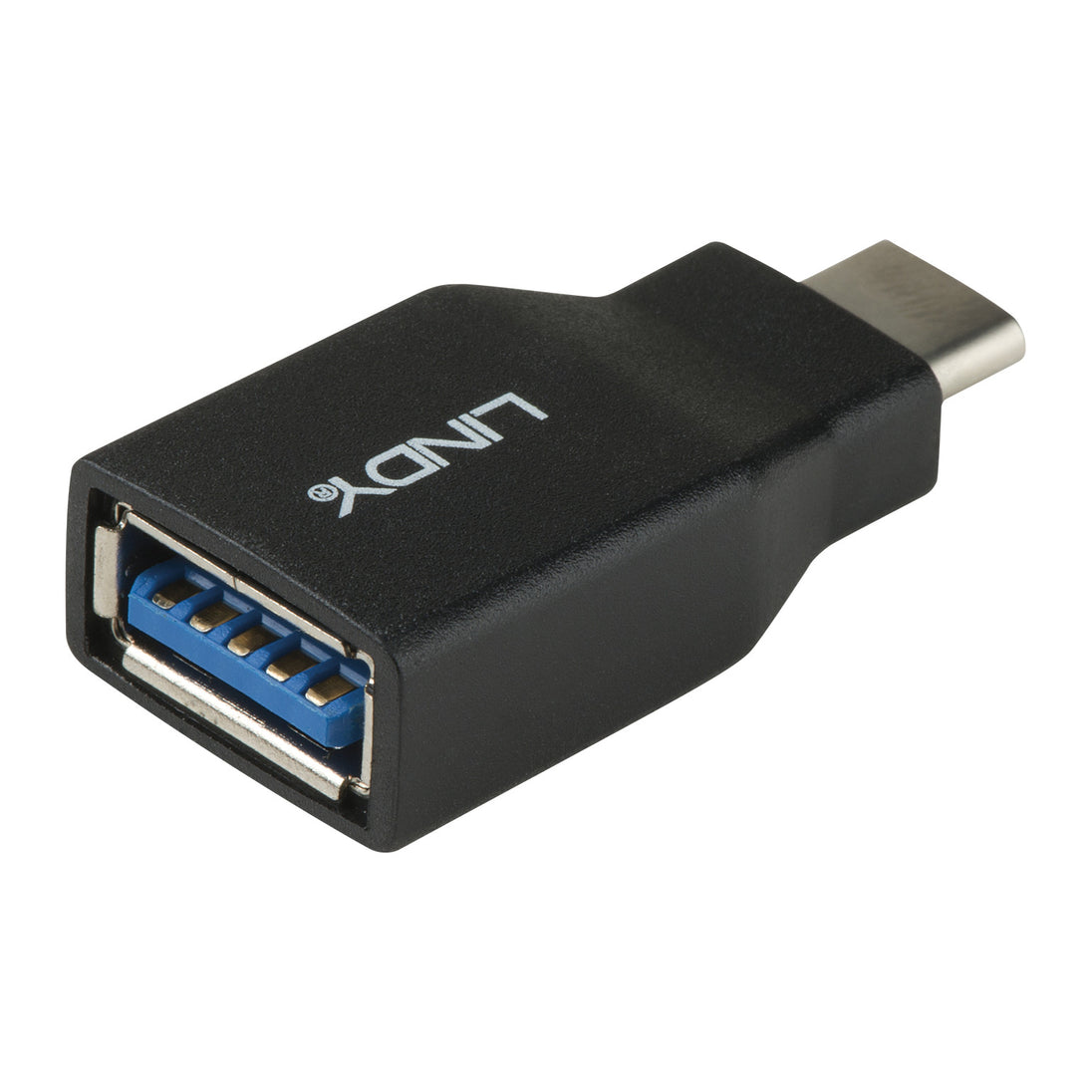 LINDY 41899 | USB-C to USB-A adapter | 10Gbps USB 3.2 Gen 2 | Black