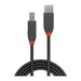 LINDY Anthra Line 36672 | USB 2.0 cable | Type A to Type B | 1 m | Black