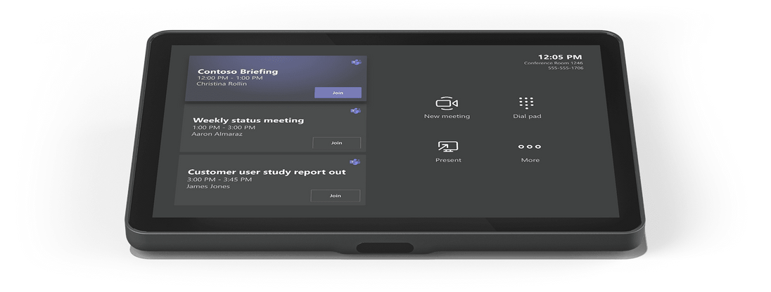 Logitech Tap IP | Meeting room touch controller | 10.1-inch PoE | Graphite