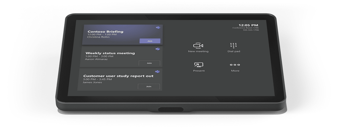 Logitech Tap IP | Meeting room touch controller | 10.1-inch PoE | Graphite