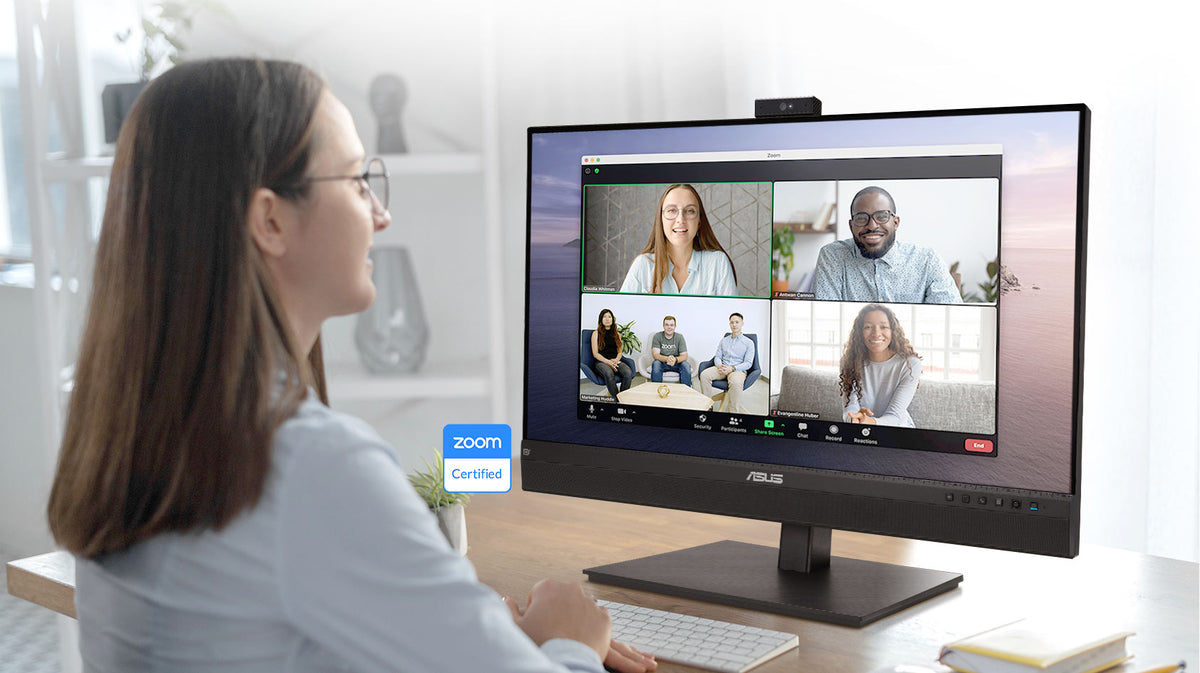 ASUS BE24ECSNK | Video conferencing monitor | 23.8-inch Full HD IPS | Black