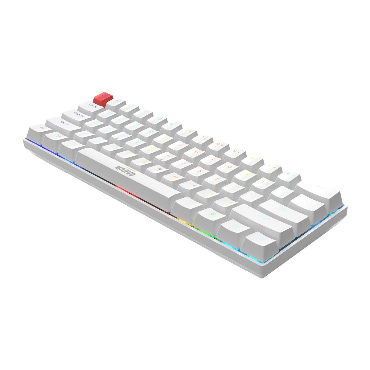 Marvo Saber 61 KG933G-WH | Mechanical gaming keyboard | 60% 61-key | White