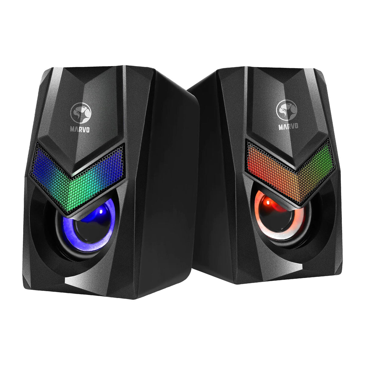 MARVO SG-118 | Stereo gaming speakers | 2 x 3 W | RGB | Black