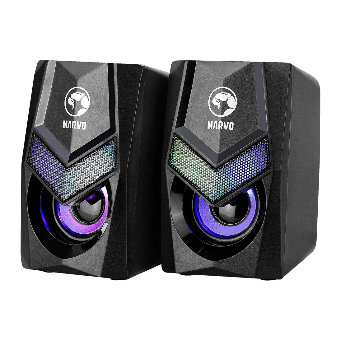 MARVO SG-118 | Stereo gaming speakers | 2 x 3 W | RGB | Black