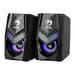 MARVO SG-118 | Stereo gaming speakers | 2 x 3 W | RGB | Black