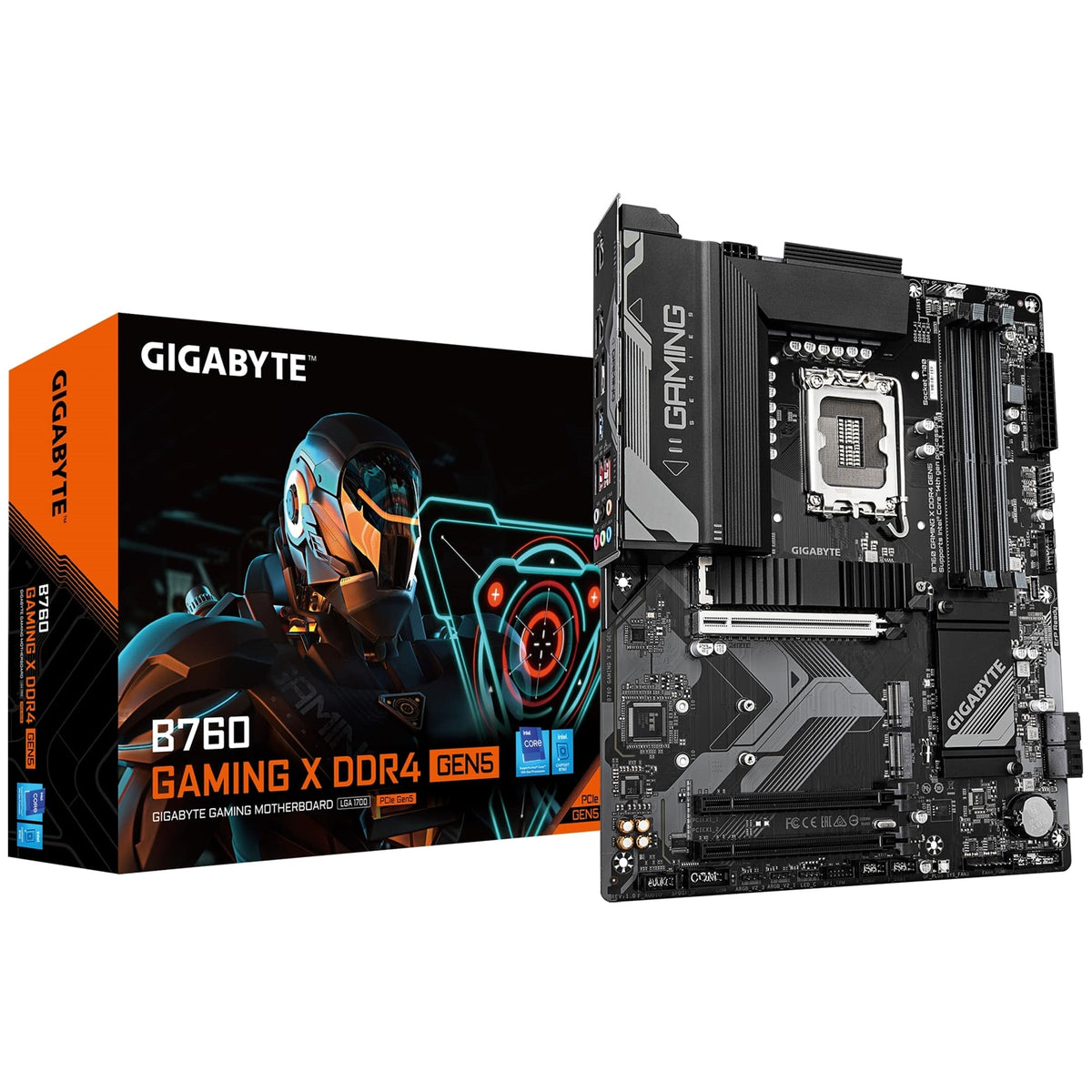 Gigabyte B760 GAMING X DDR4 GEN5 | Intel 1700 Socket Motherboard | ATX