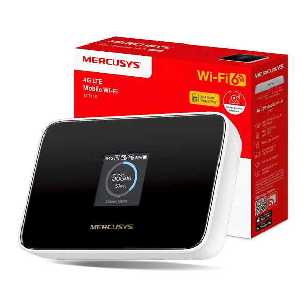 MERCUSYS MT115 | 4G LTE mobile Wi-Fi router | 150 Mbps