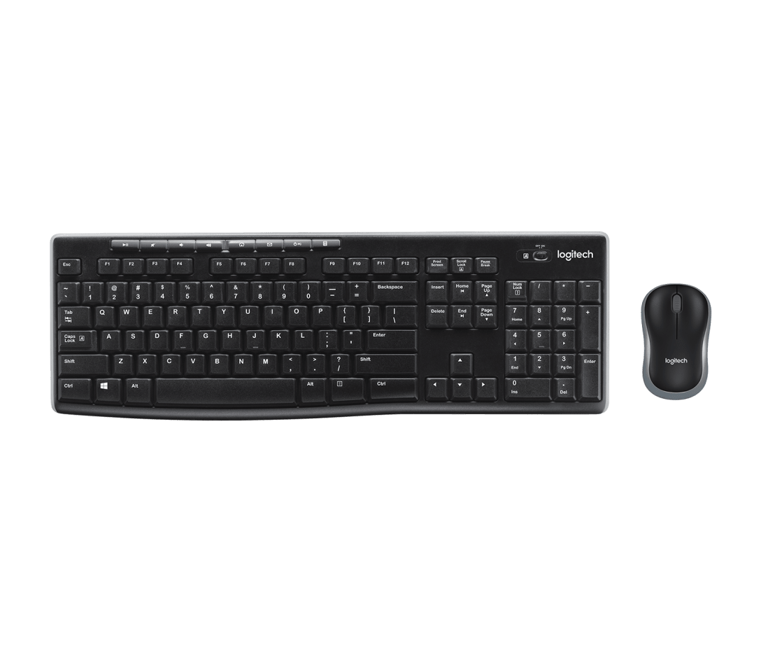 Logitech MK270 | Wireless keyboard and mouse combo | 2.4 GHz | UK English