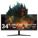 piXL CM34G3 | 34-inch gaming monitor | UWQHD 165Hz IPS | Black