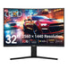 piXL X-Series GS32QIDPHA | Curved gaming monitor | 32-inch QHD 180Hz | Black