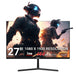piXL PX27B221S | 27-inch IPS monitor | Full HD 144Hz | Black