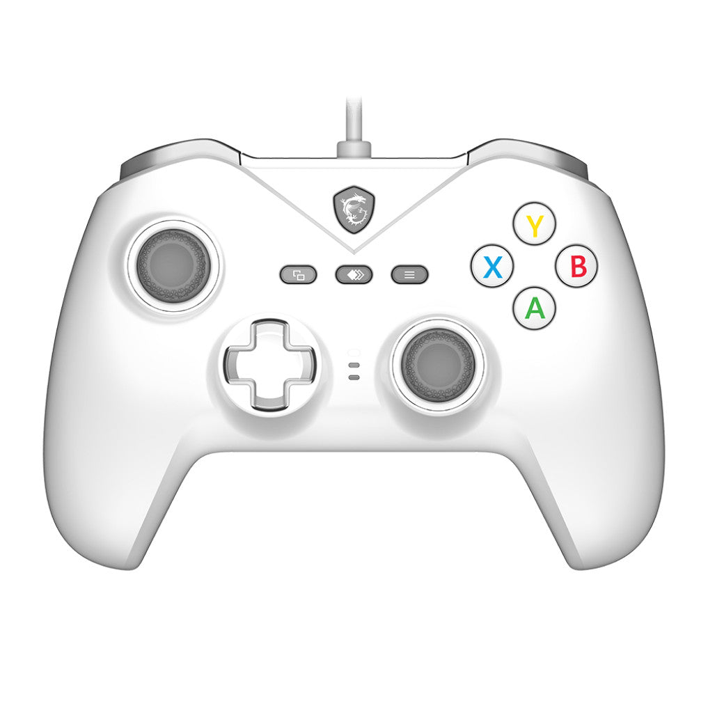 MSI FORCE GC200 | Wired USB gaming controller | Hall-effect triggers | White