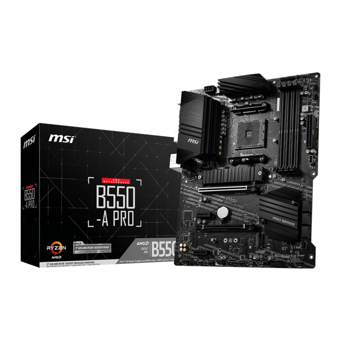 MSI B550-A PRO | ATX Motherboard | AM4 DDR4 | SATA 6Gb/s