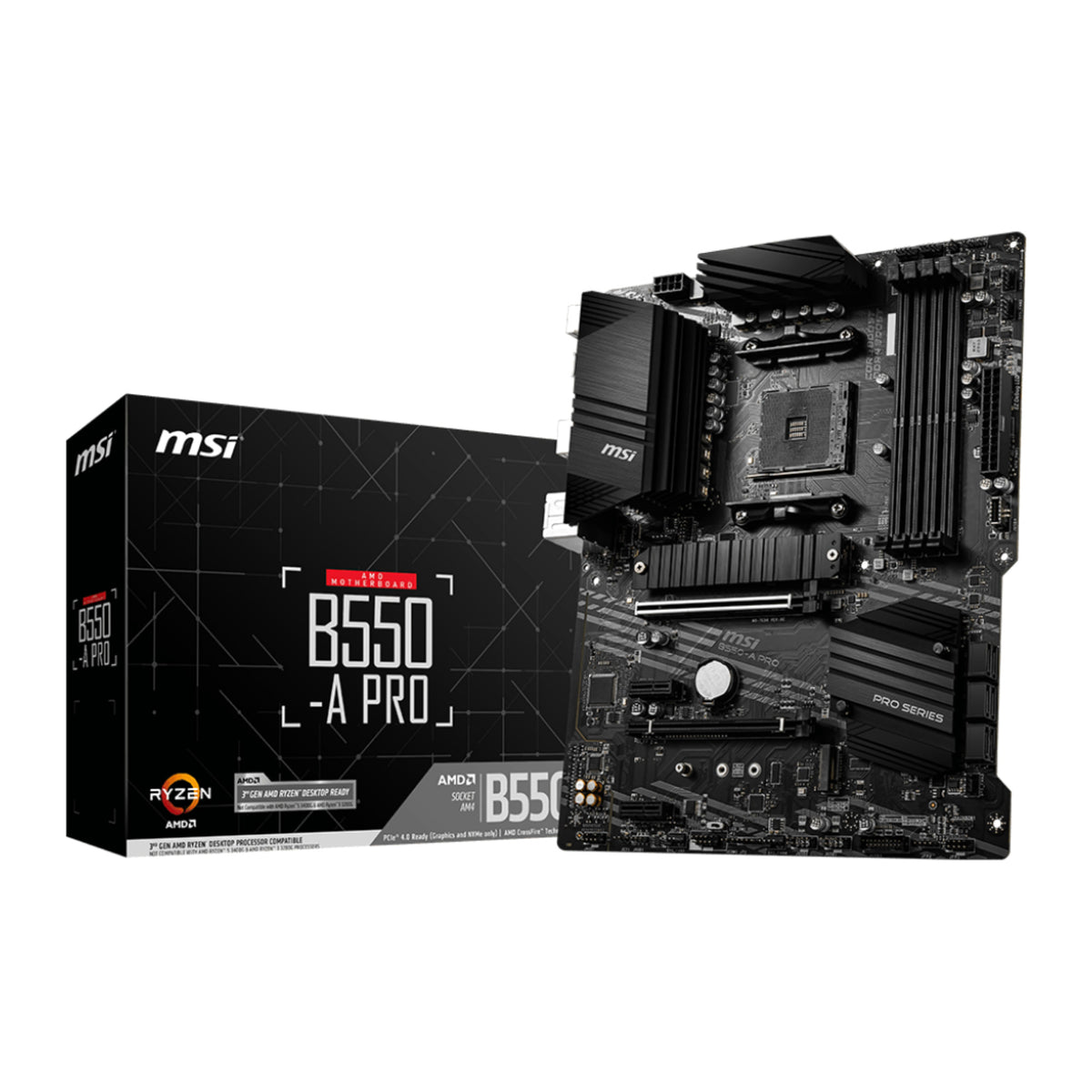 MSI B550-A PRO | ATX Motherboard | AM4 DDR4 | SATA 6Gb/s