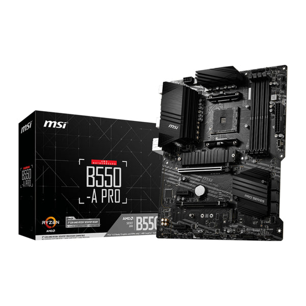 MSI B550-A PRO | ATX Motherboard | AM4 DDR4 | SATA 6Gb/s