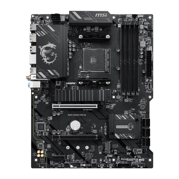 MSI B550 GAMING WIFI6E | AMD AM4 ATX motherboard | Wi-Fi 6E | DDR4 and PCIe 4.0