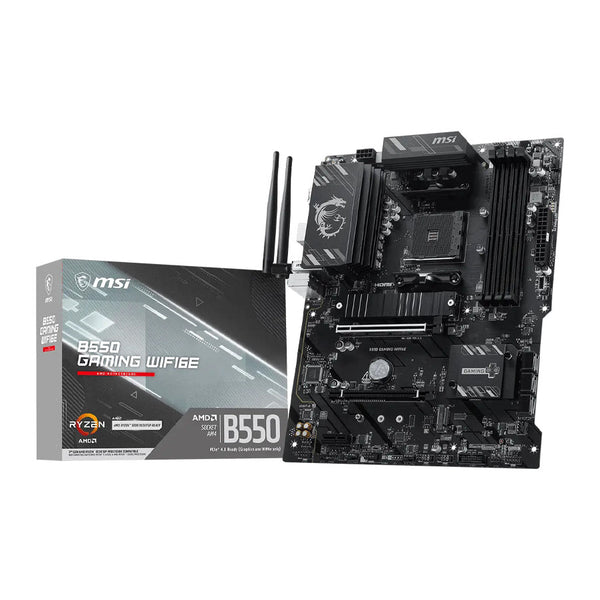 MSI B550 GAMING WIFI6E | AMD AM4 ATX motherboard | Wi-Fi 6E | DDR4 and PCIe 4.0