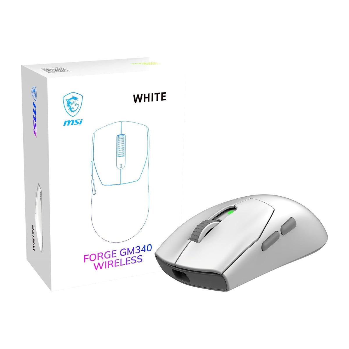 MSI FORGE GM340 Wireless | 12000 DPI | White