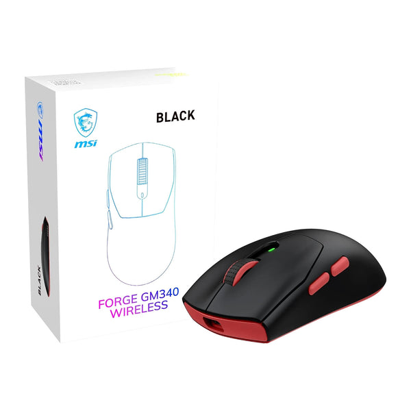 MSI FORGE GM340 WIRELESS | Gaming mouse | 12000 DPI | Black
