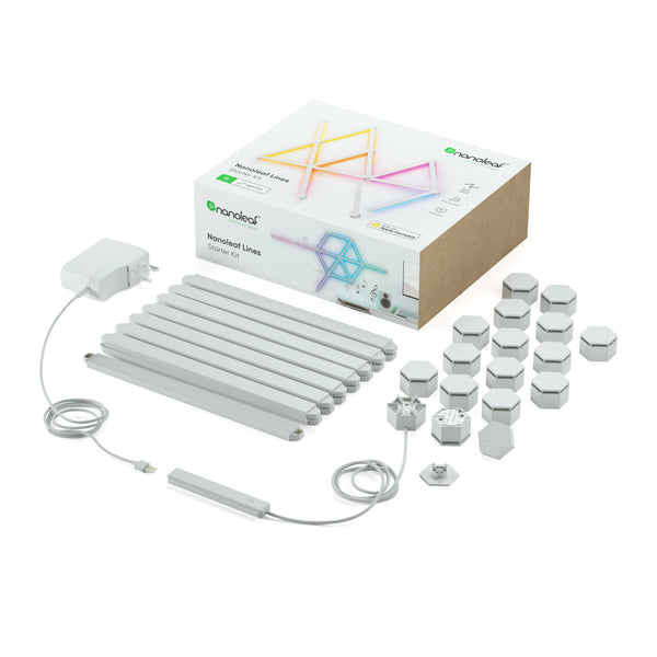 Nanoleaf 59K6002LW15PKUK | Lines Starter Kit -15 Light Lines