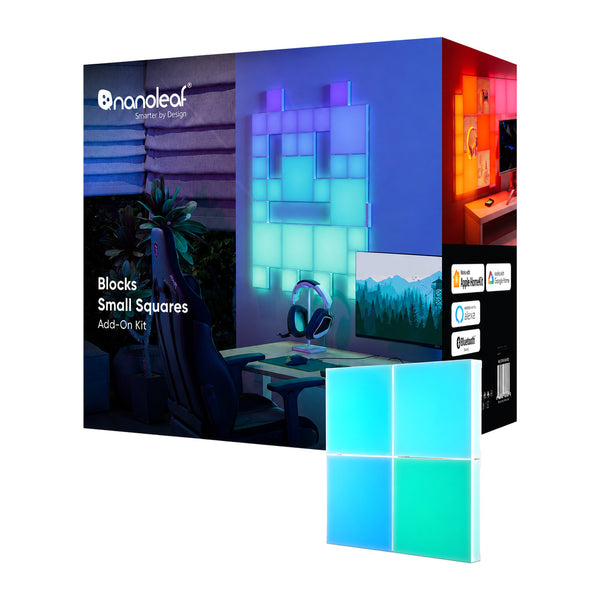 Nanoleaf Blocks Small Squares | Light panel expansion | 4 pack