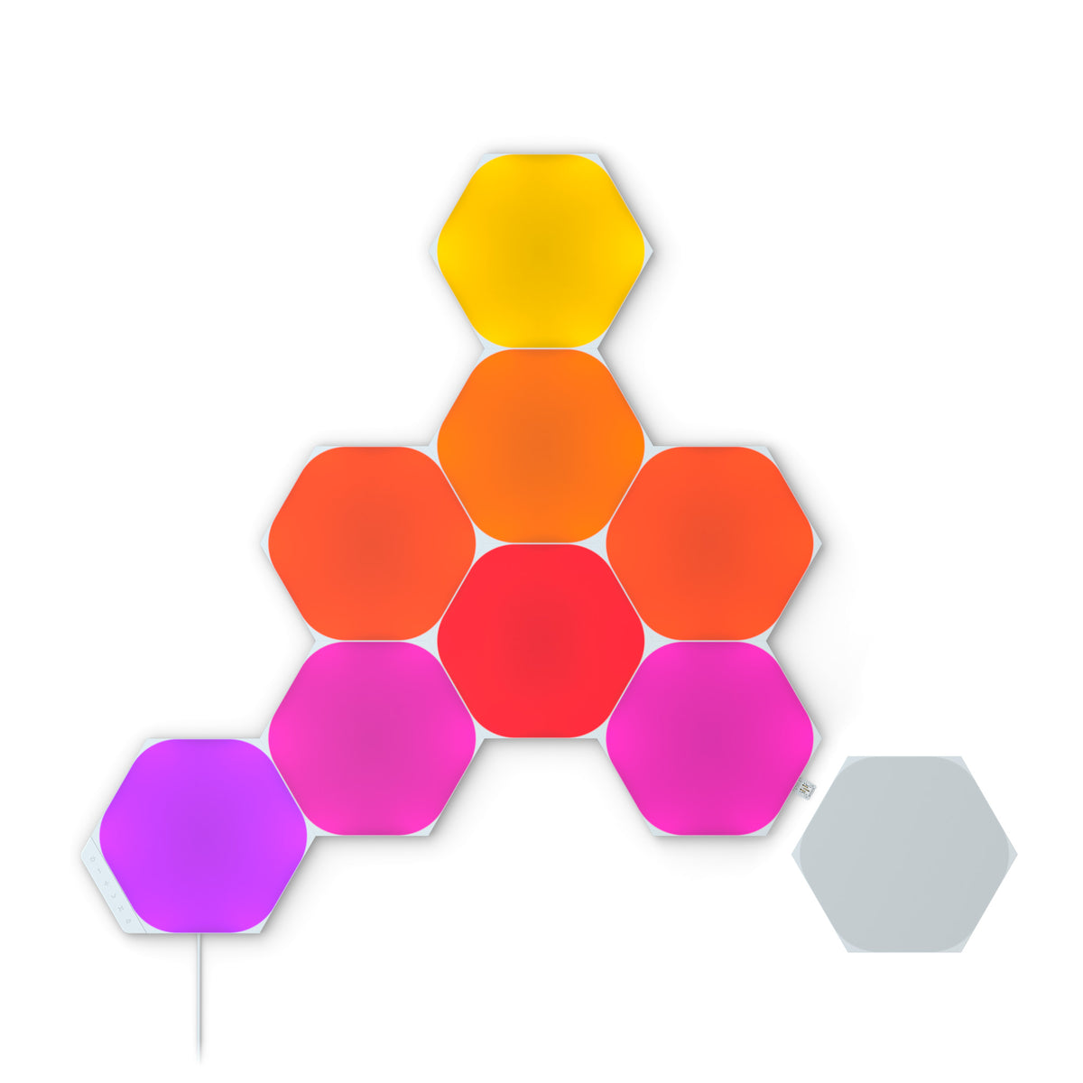 Nanoleaf Shapes Hexagons | Smart light panels | White