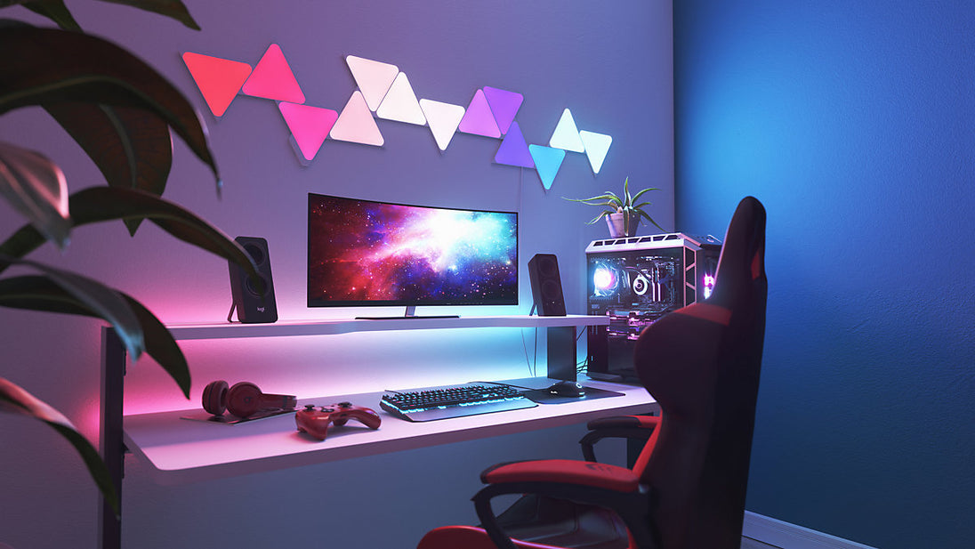 Nanoleaf Shapes Triangles | Smart LED wall light panels | White