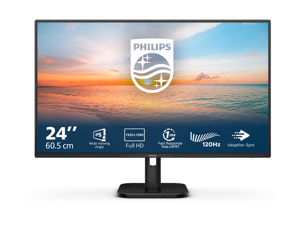 Philips 24E1N1100A/00 | 23.8-inch monitor | Full HD IPS | 100Hz | Black