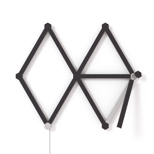 Nanoleaf Lines Skin | Snap-on covers | 9 pieces | Matte black