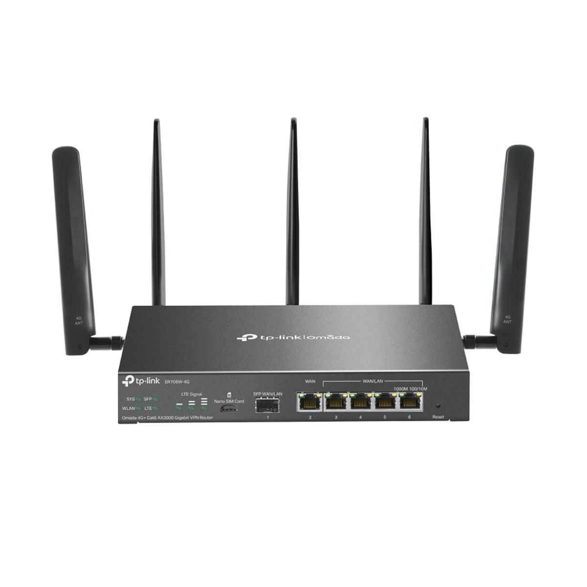 TP-Link Omada ER706W-4G | 4G+ Wi-Fi 6 VPN router | AX3000 | Nano SIM