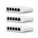 Ubiquiti UniFi Flex Mini | Managed network switch | 5-port Gigabit | 3-pack