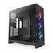 NZXT H9 Flow RGB | Mid Tower PC Case | Tempered Glass | E-ATX | Black