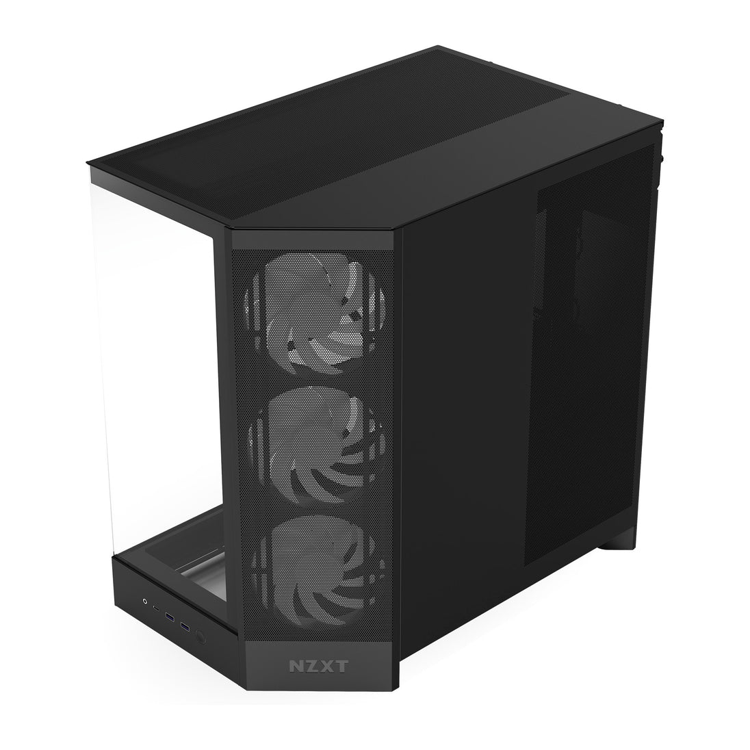 NZXT H9 Flow RGB | Mid Tower PC Case | Tempered Glass | E-ATX | Black