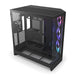 NZXT H9 Flow RGB | Mid Tower PC Case | Tempered Glass | E-ATX | Black