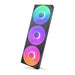 NZXT F420 RGB Core | Single-frame 420mm case fan | 3 x 140mm RGB | Black
