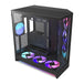 NZXT H9 Flow RGB+ | Mid tower PC case | ATX and E-ATX | Black